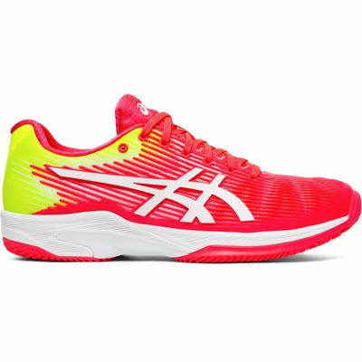 Női Asics Solution Speed FF Clay Teniszcipő AS2845610 Rózsaszín/Fehér